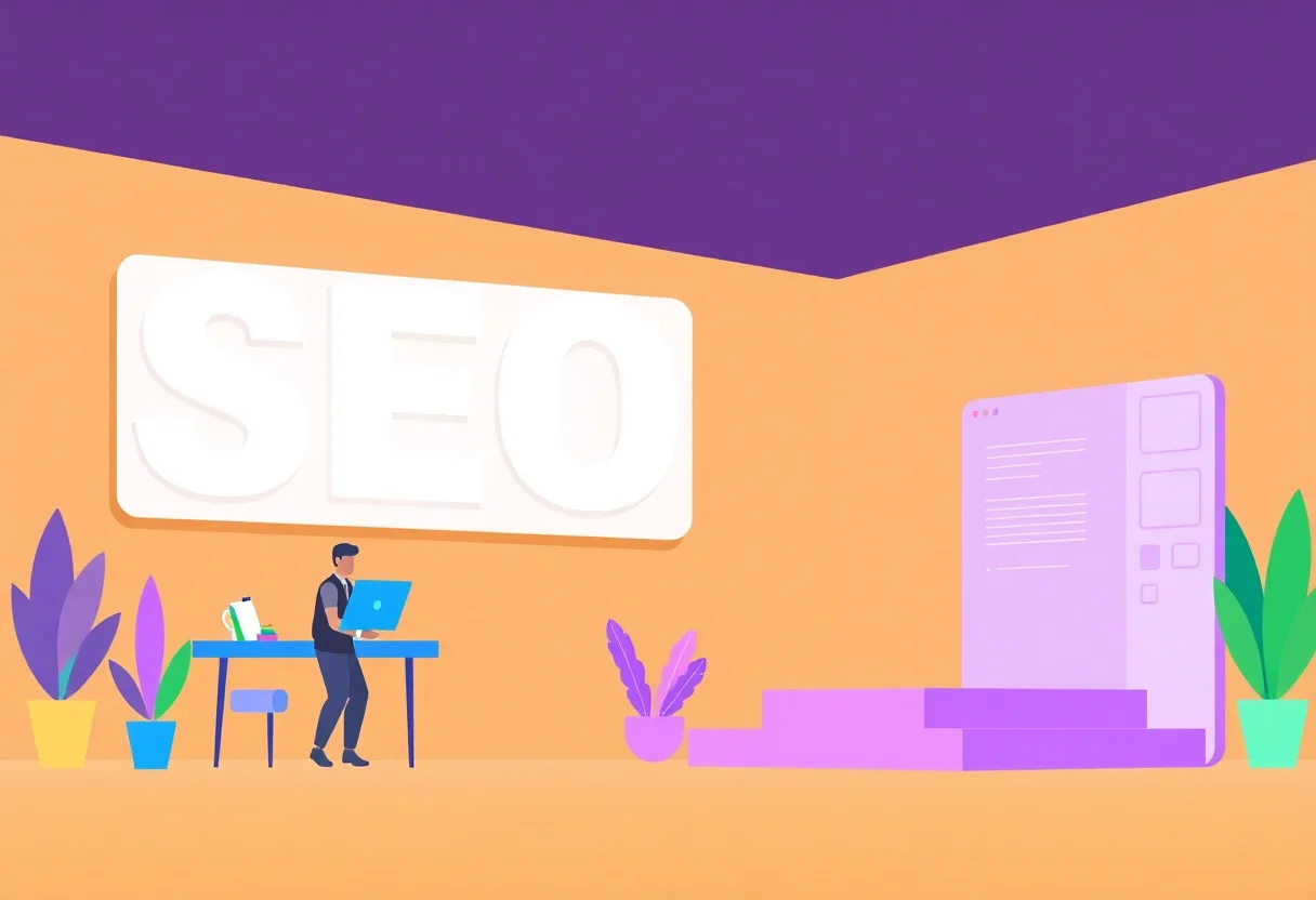 SEO Services in Kuwait illustration for Gulf business blog article