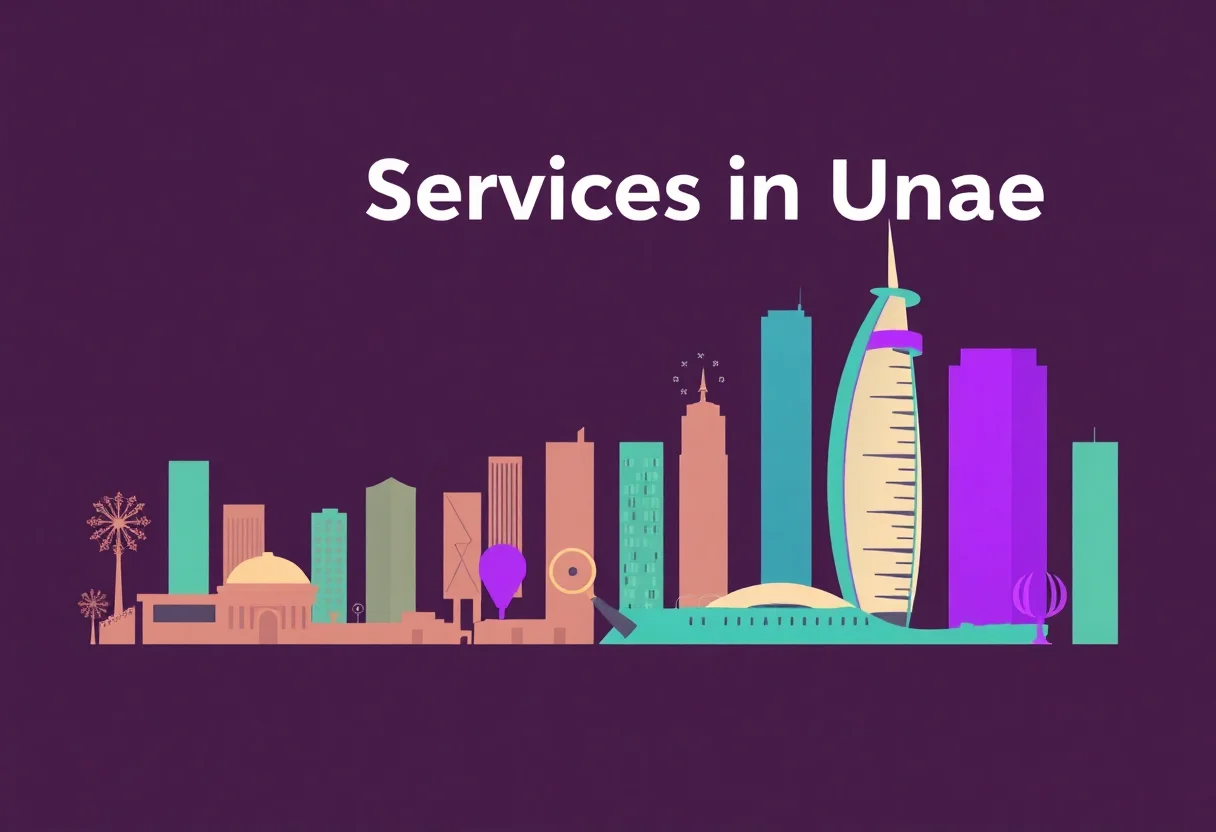 SEO Services in UAE illustration for Gulf business blog article