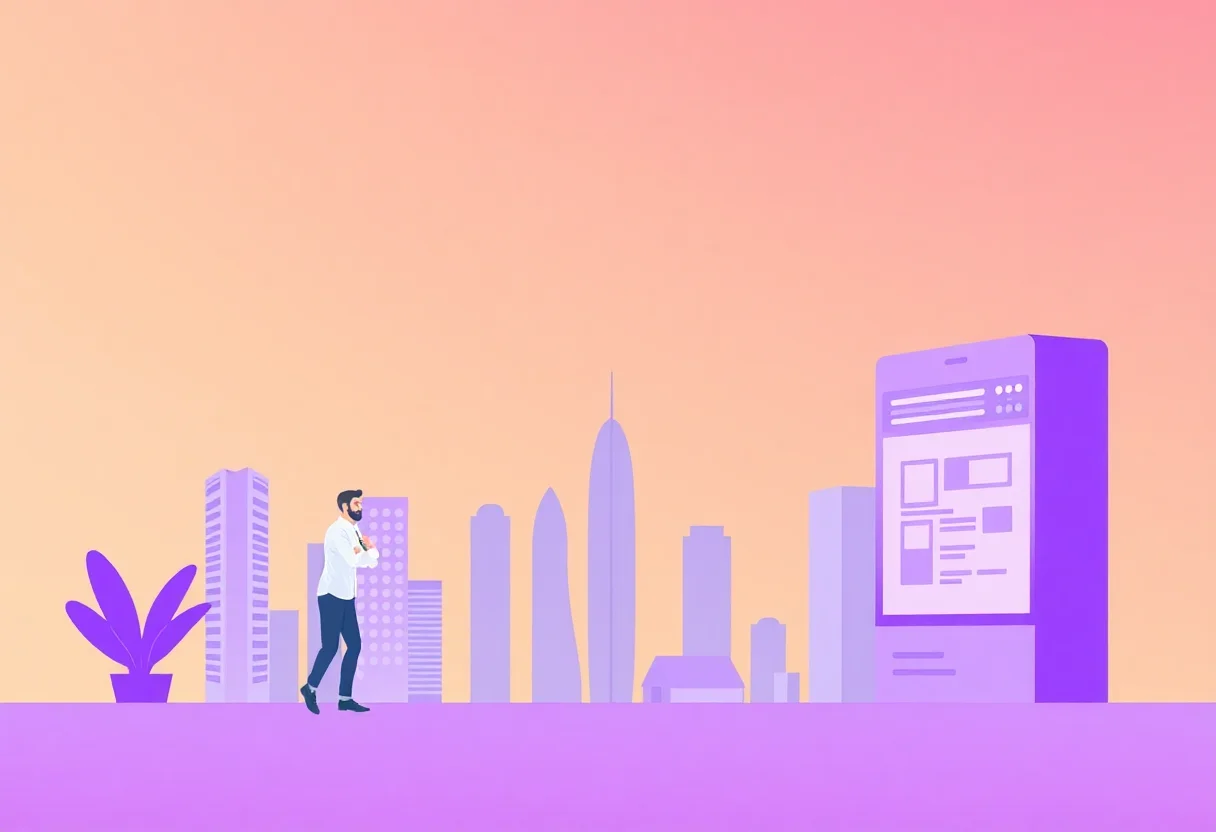 SEO Strategy for New Websites in the Gulf illustration for Gulf business blog article