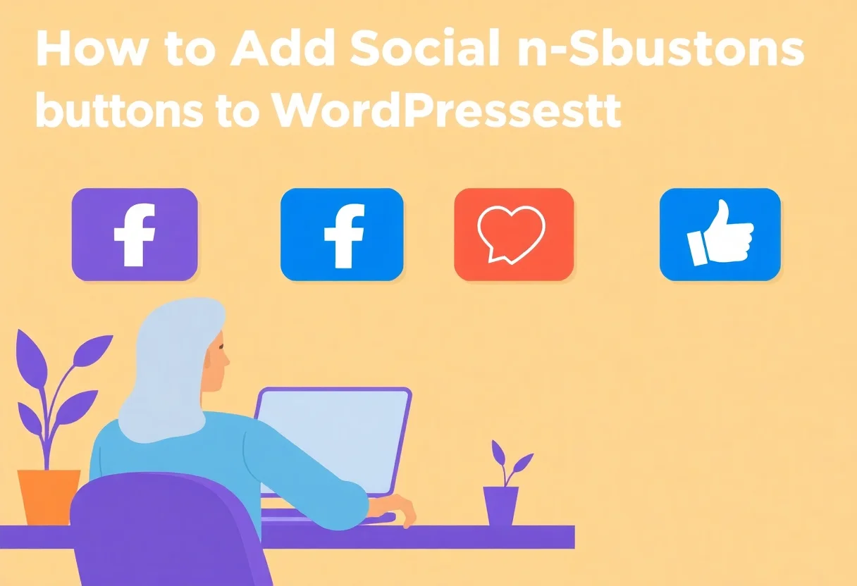 How to Add Social Media Sharing Buttons to WordPress Posts illustration for Gulf business blog article
