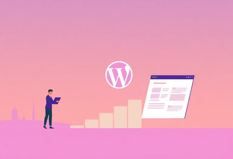 How to Speed Up a WordPress Site in the Gulf illustration for Gulf business blog article