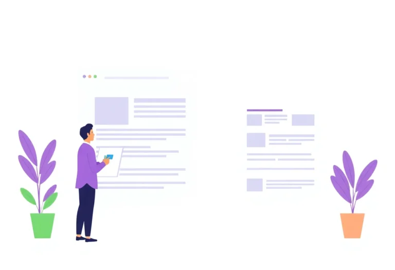 How to Split a Large WordPress Post into Multiple Pages illustration for Gulf business blog article