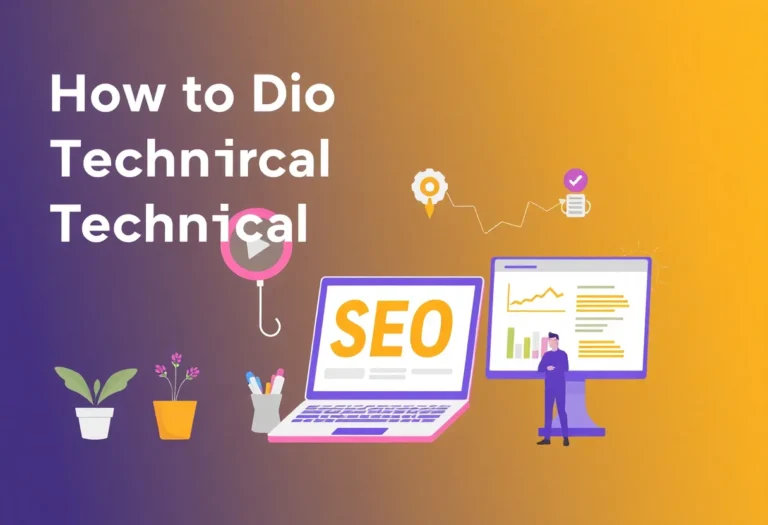 How to Do Technical SEO for Gulf Websites illustration for Gulf business blog article