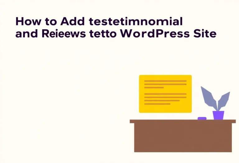 How to Add Testimonials and Reviews to a WordPress Site illustration for Gulf business blog article