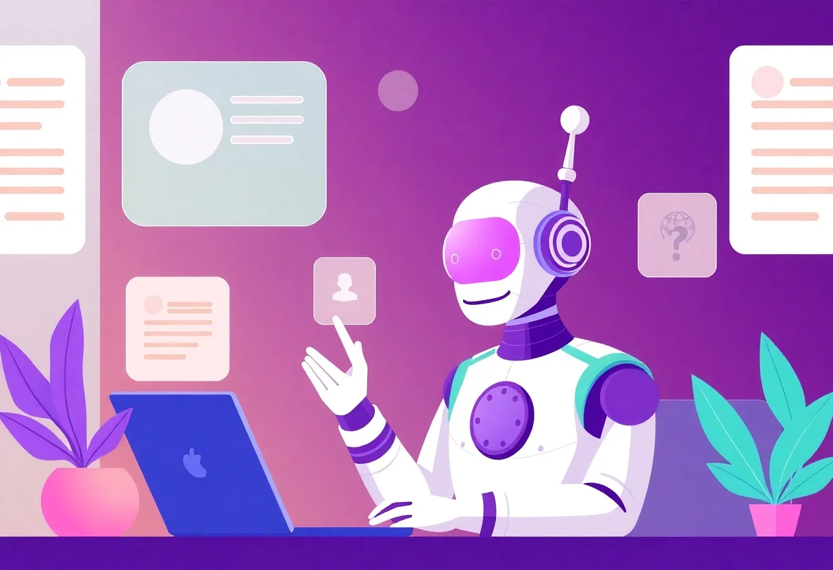 How to Train an AI Chatbot to Answer Your Business Questions Correctly illustration for Gulf business blog article