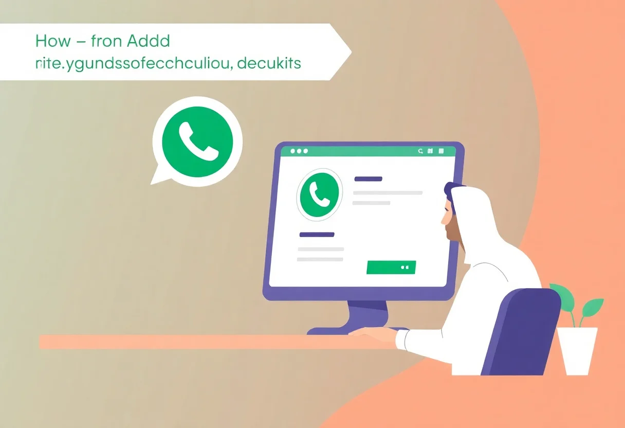 How to Add WhatsApp Click-to-Chat to a WordPress Site illustration for Gulf business blog article