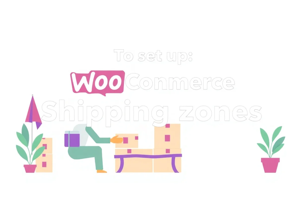 How to Set Up WooCommerce Shipping Zones for Gulf Countries illustration for Gulf business blog article