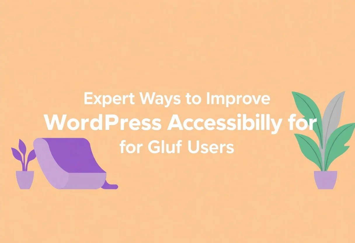 Expert Ways to Improve WordPress Accessibility for Gulf Users illustration for Gulf business blog article