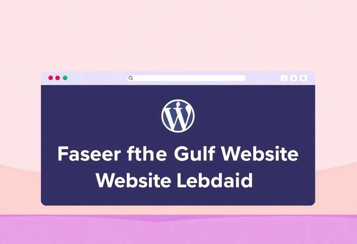 How to Use a WordPress CDN for Faster Gulf Website Loading illustration for Gulf business blog article