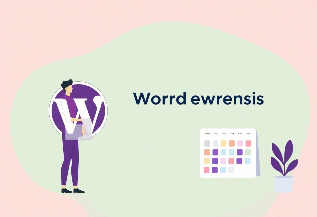 How to Add a WordPress Events Calendar for Gulf Businesses illustration for Gulf business blog article