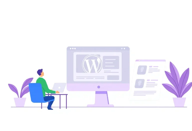 How to Choose the Best WordPress Page Builder for Gulf Businesses illustration for Gulf business blog article