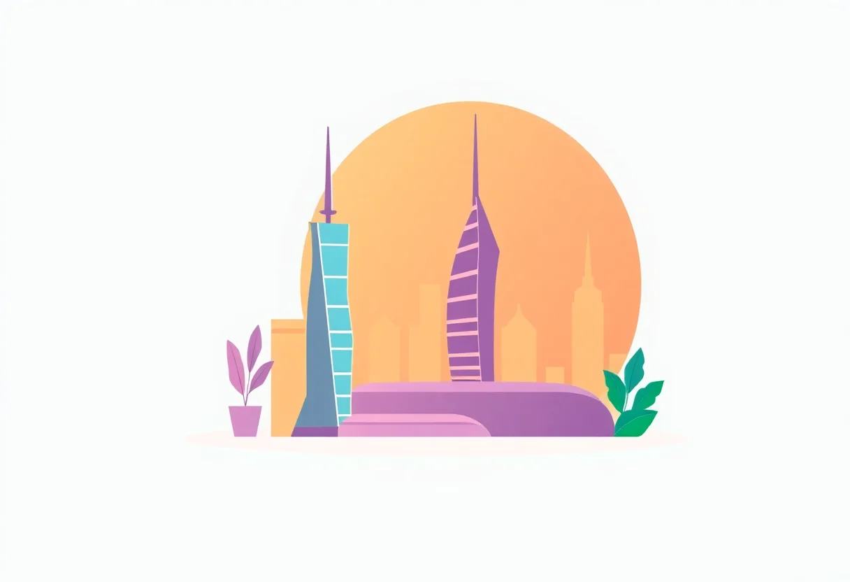 WordPress SEO Agency in Dubai illustration for Gulf business blog article