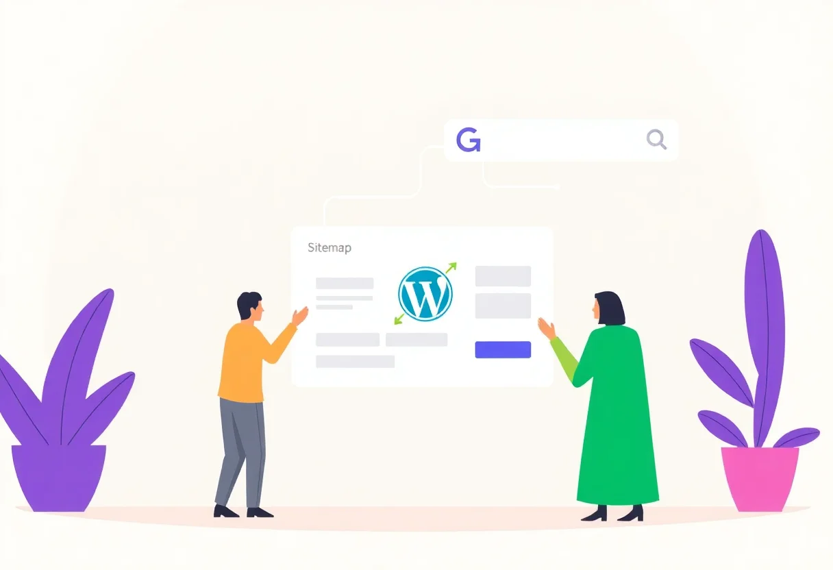 How to Create a WordPress Sitemap and Submit It to Google illustration for Gulf business blog article