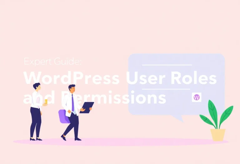 Expert Guide to WordPress User Roles and Permissions illustration for Gulf business blog article