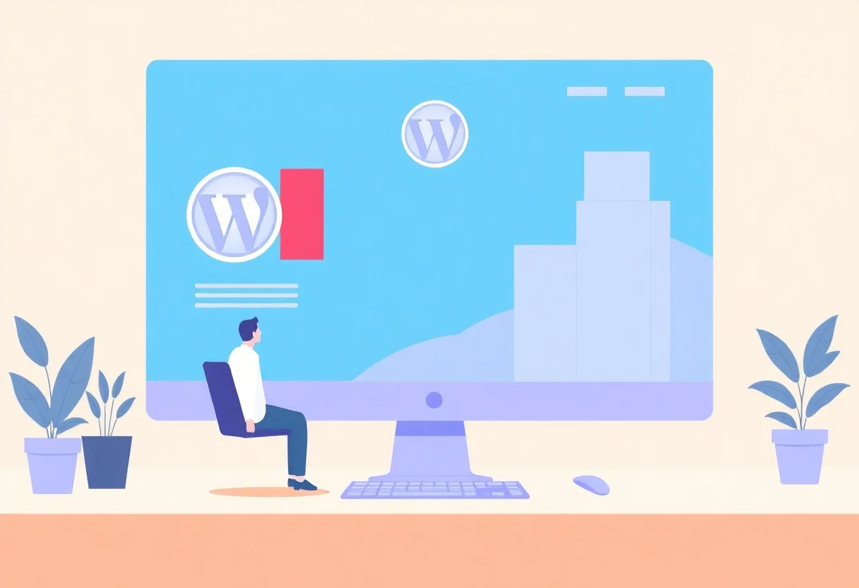 WordPress Website Cost in UAE: What to Expect to Pay illustration for Gulf business blog article