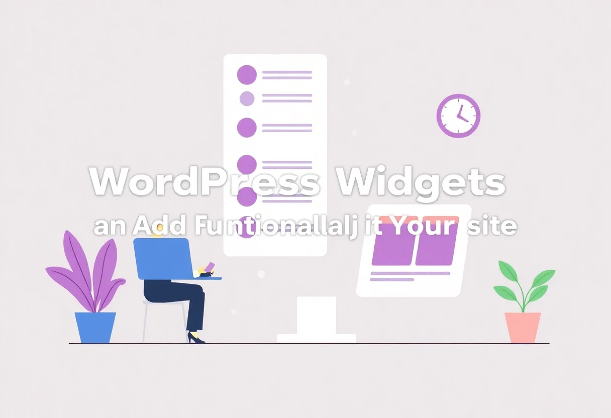 How to Use WordPress Widgets to Add Functionality to Your Site illustration for Gulf business blog article