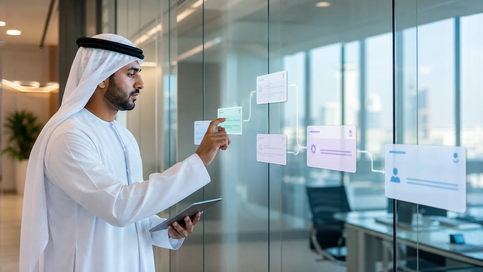 Editorial image for workflow automation ai gulf businesses