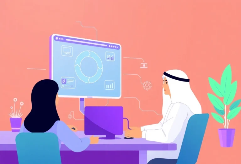 Workflow Automation with AI: What Gulf Businesses Are Automating First illustration for Gulf business blog article