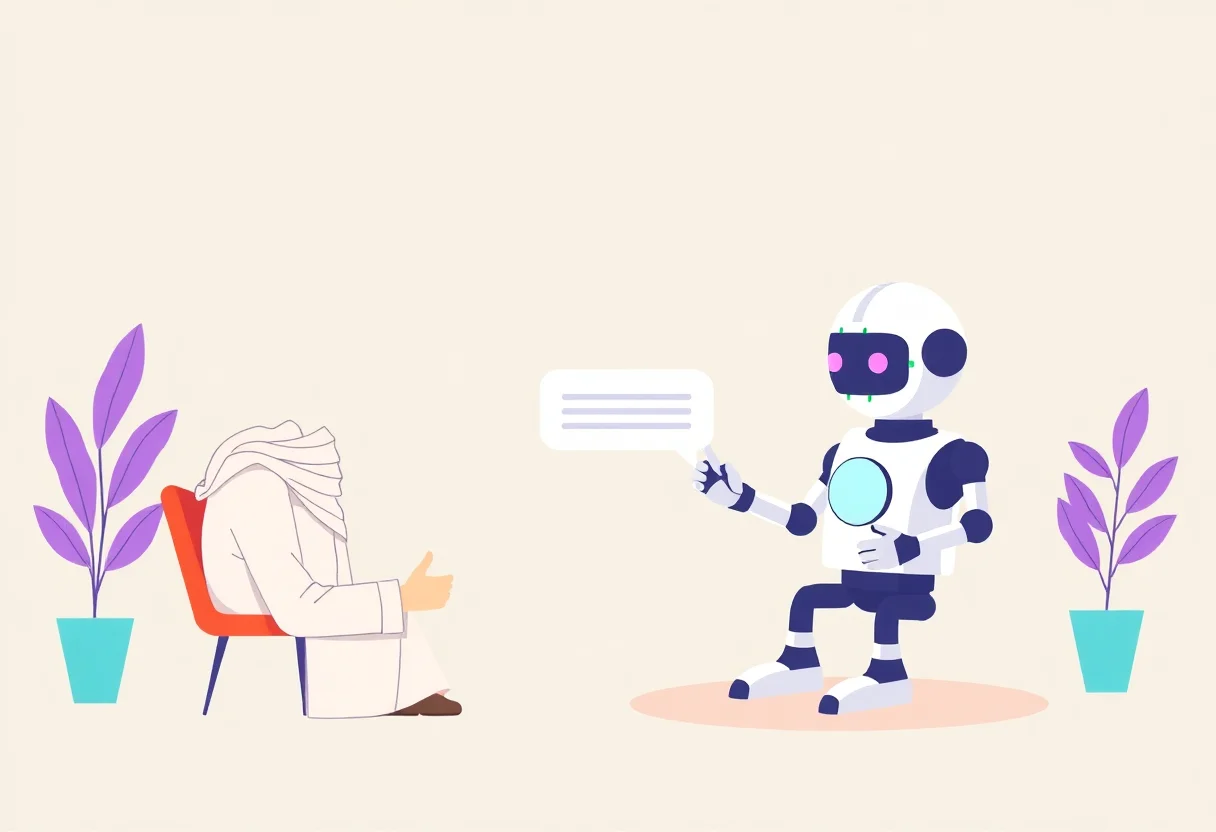 How to Write a Chatbot Script That Sounds Human, Not Robotic illustration for Gulf business blog article